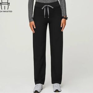 Figs High Waisted Livingston Pant - Black